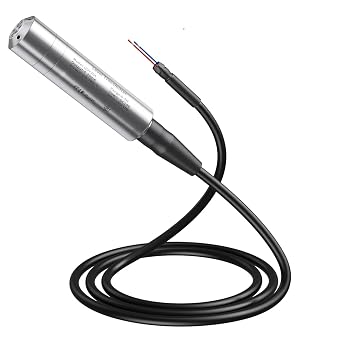 QDY30A Water Level Sensor 0-30m Liquid Transmitter 4-20ma/Output 0-5V 0-1/2/3/4/5 Transducer 1PcsOutput 4-20ma,50m re 50m cable