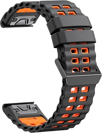 Compatible with Garmin Fenix 6X Pro/6X/7X Pro/7X/5X/5X Plus/8/8 Pro 51 mm bracelet for Garmin Quickfit 26 mm bracelet for Instinct 2X Instinct 3 50 mm for Epix Pro Gen 2 51 mm Quatix 7X pro