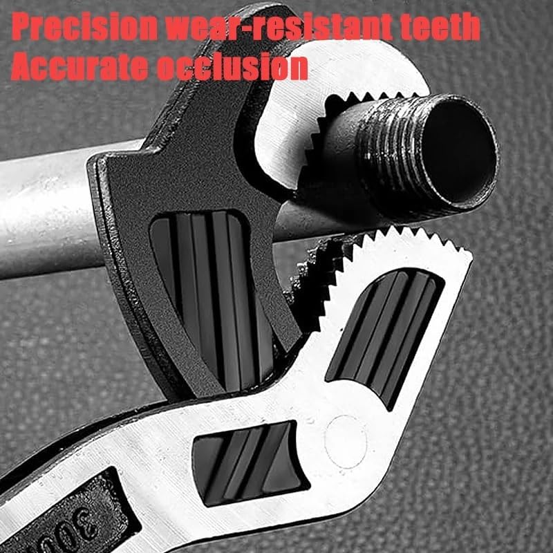 Adjustable multifunctional self-locking pipe wrench tool(6-Inch)