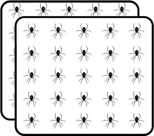 Adhesivo gráfico de araña viuda negra para álbumes de recortes, calendarios, artes, manualidades para niños, álbum, diarios de viñetas, paquete de 50