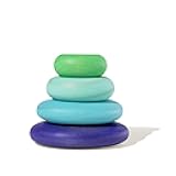 Wooden Stacking Stones (4), Perfect for Your Toddler Starting at 11 Months+