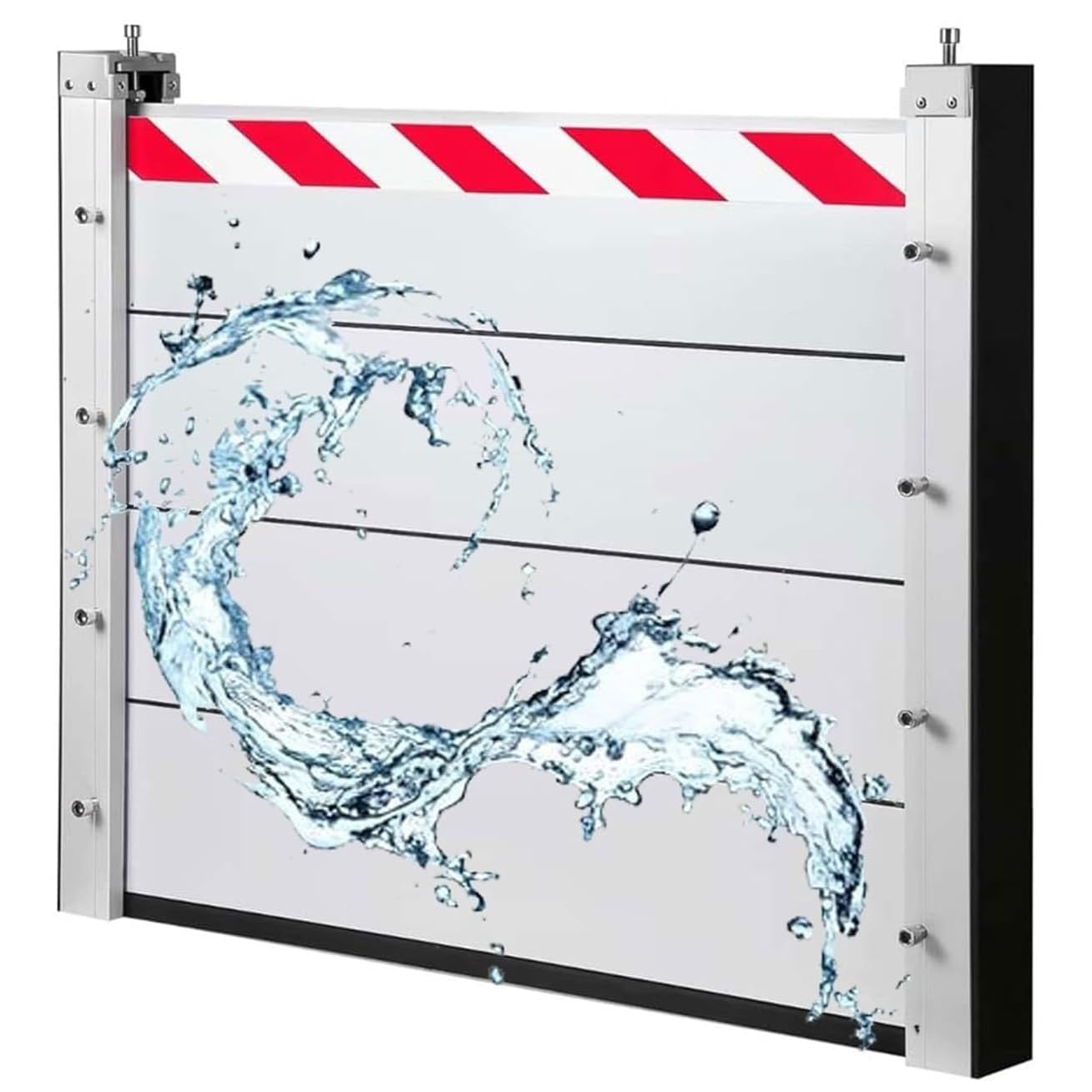 Bouclier anti-inondation réutilisable pour stopper les infiltrations sous la porte