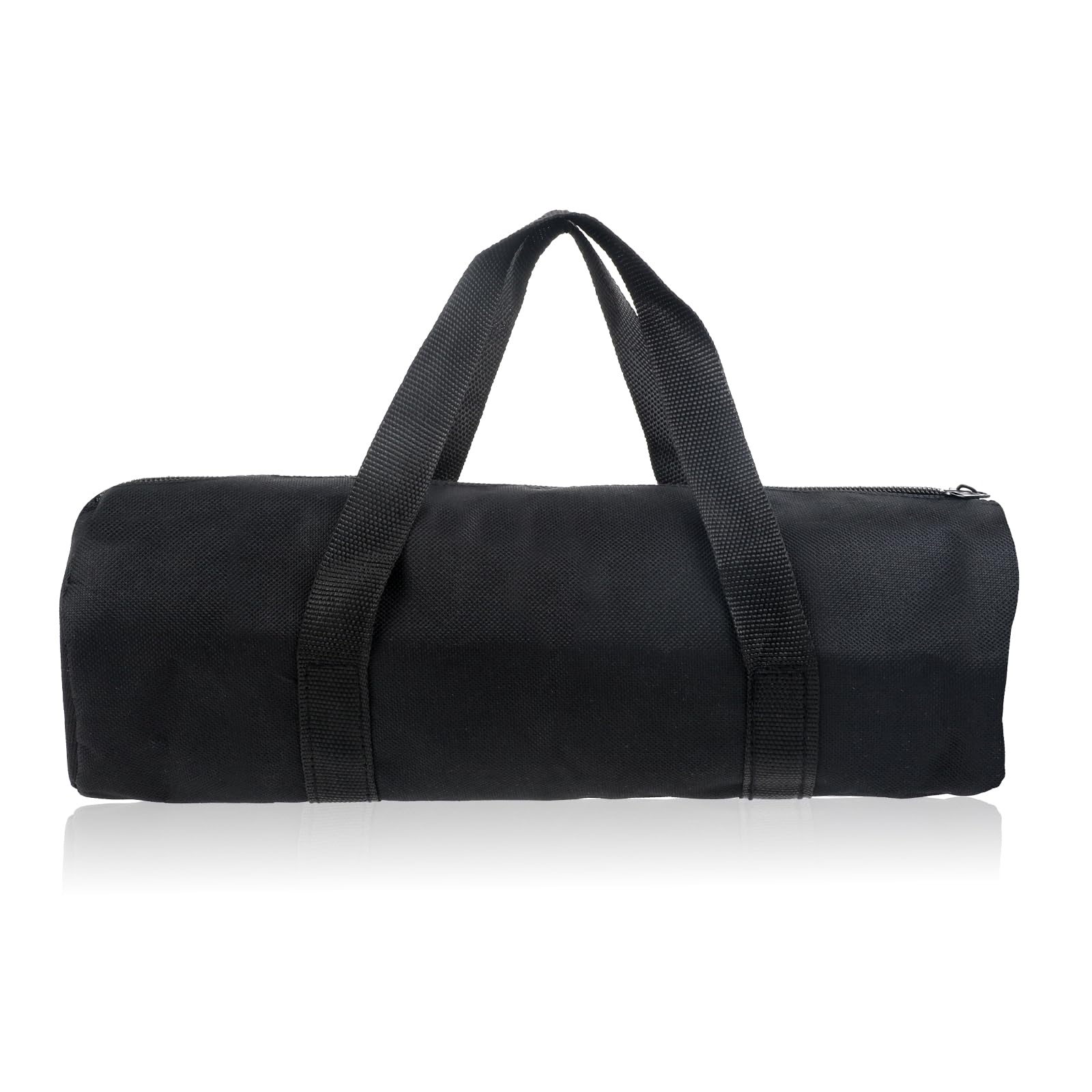 12 Inch Canvas Tool Bag for Men Canvas Tool Pouch Large Capacity Wide Mouth Tool Bag Zipper Tool
