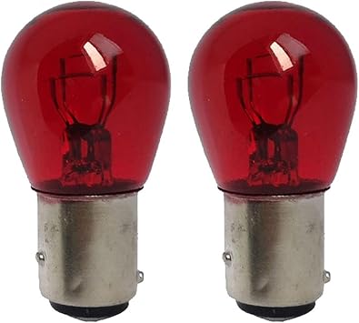 2Pcs BAW15D BAW15S Red Brake Stop Car Rear Tail Light Bulb 567 12V PR21/5W 21W Turn Signals Warning Lights Color PR21W BAW15S
