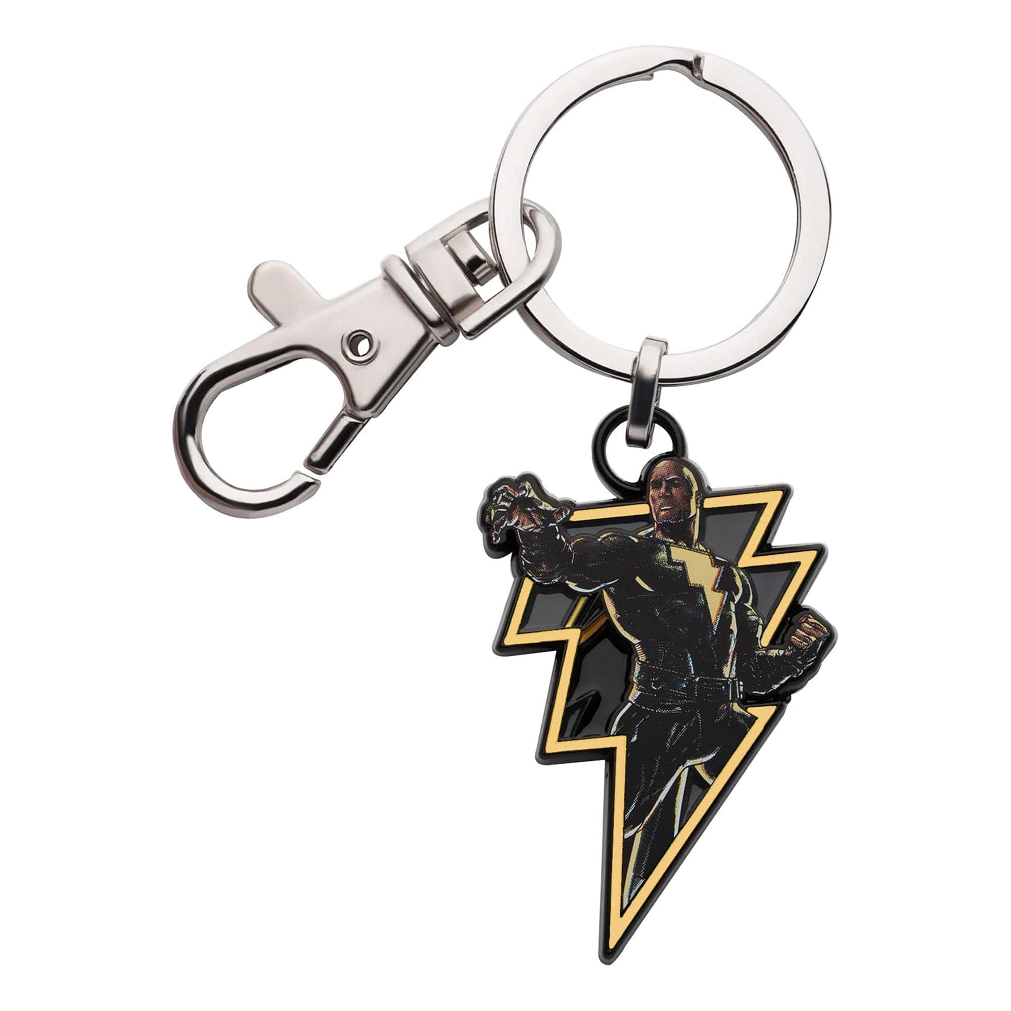 Schwarzer Adam Lightning Logo Schlüsselanhänger, Mehrfarbig, Einheitsgröße