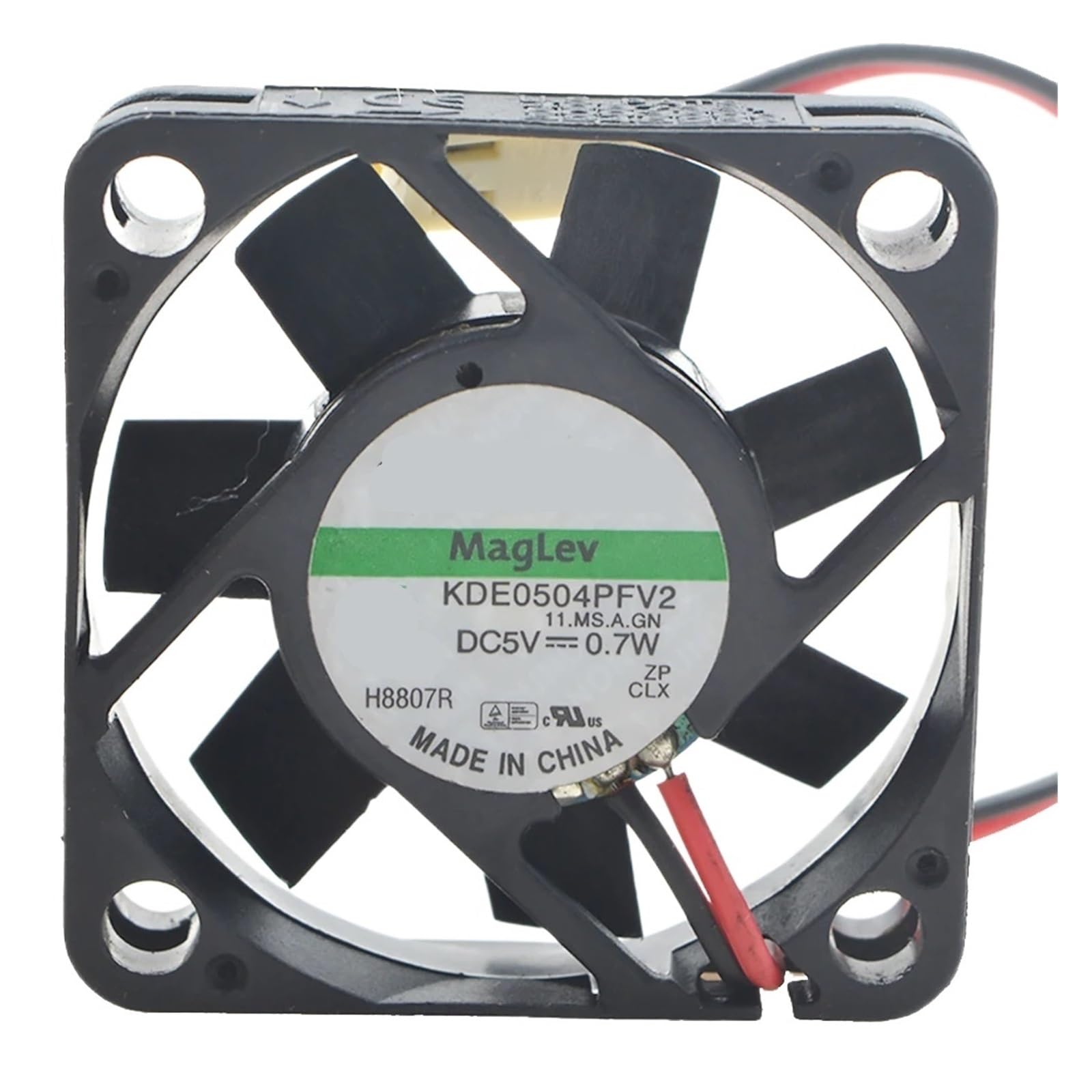 TPKMVGAP 2Pcs KDE0504PFV2 DC 5V Fan 4CM 4010 40x40x10MM 0.7W Cooling Fans
