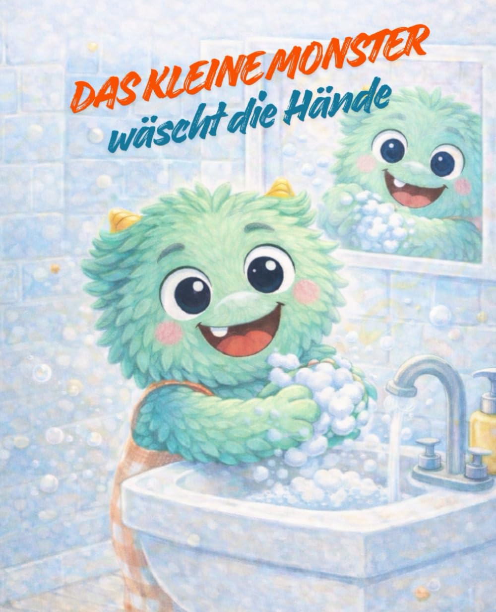 Das kleine Monster wäscht die Hände: Eine ruhige Alltagsgeschichte für Kinder von 2 bis 5 Jahren