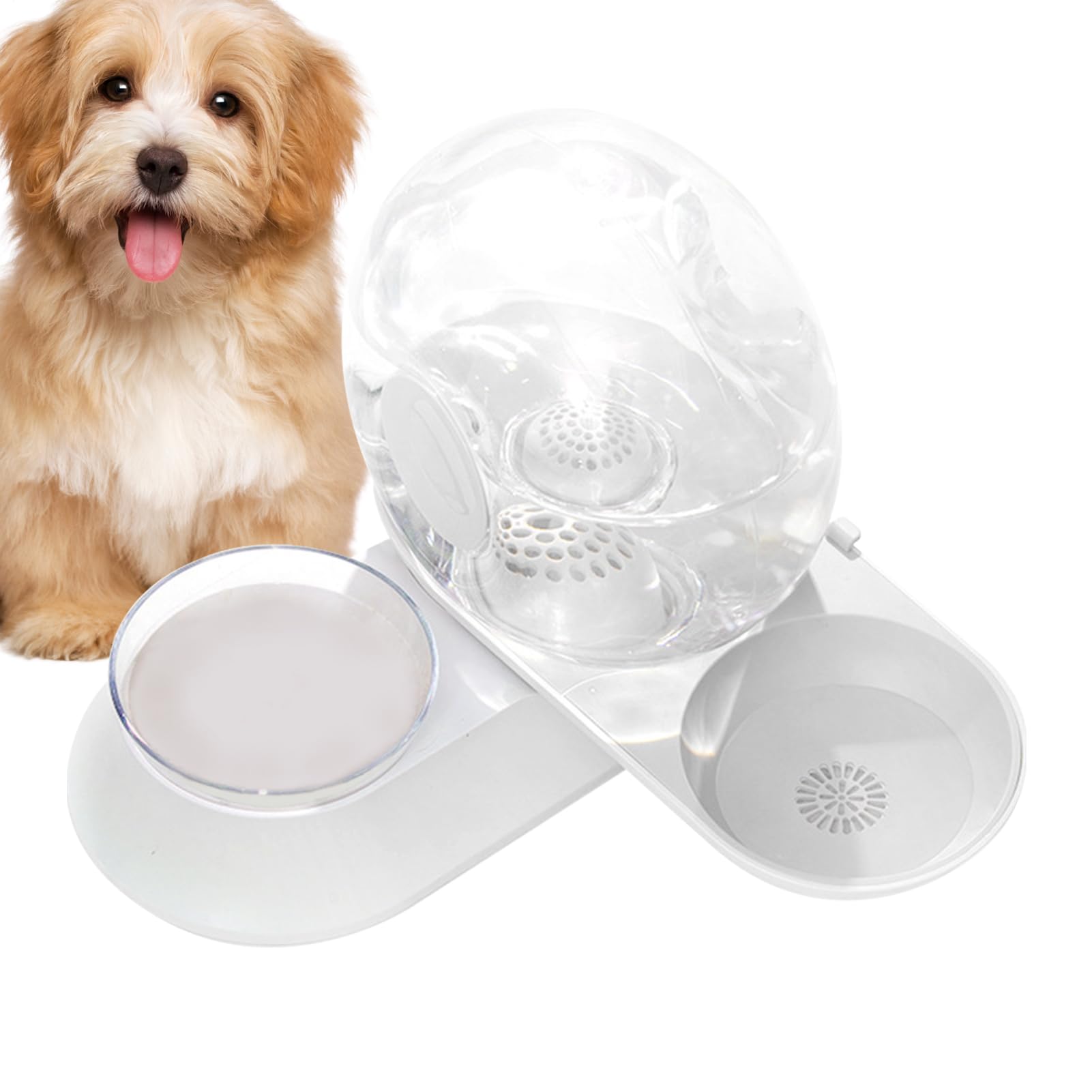 Bebedero para Perros Bebedero de Sifón a Prueba de Derrames con para | Dispensador de Agua Canino Para Gatitos, Conejos y Todo Tipo de Animales de Todas las Razas
