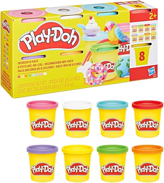 Play-Doh Pack de 4 Colores clásicos, Botes de 85 Gramos - 5