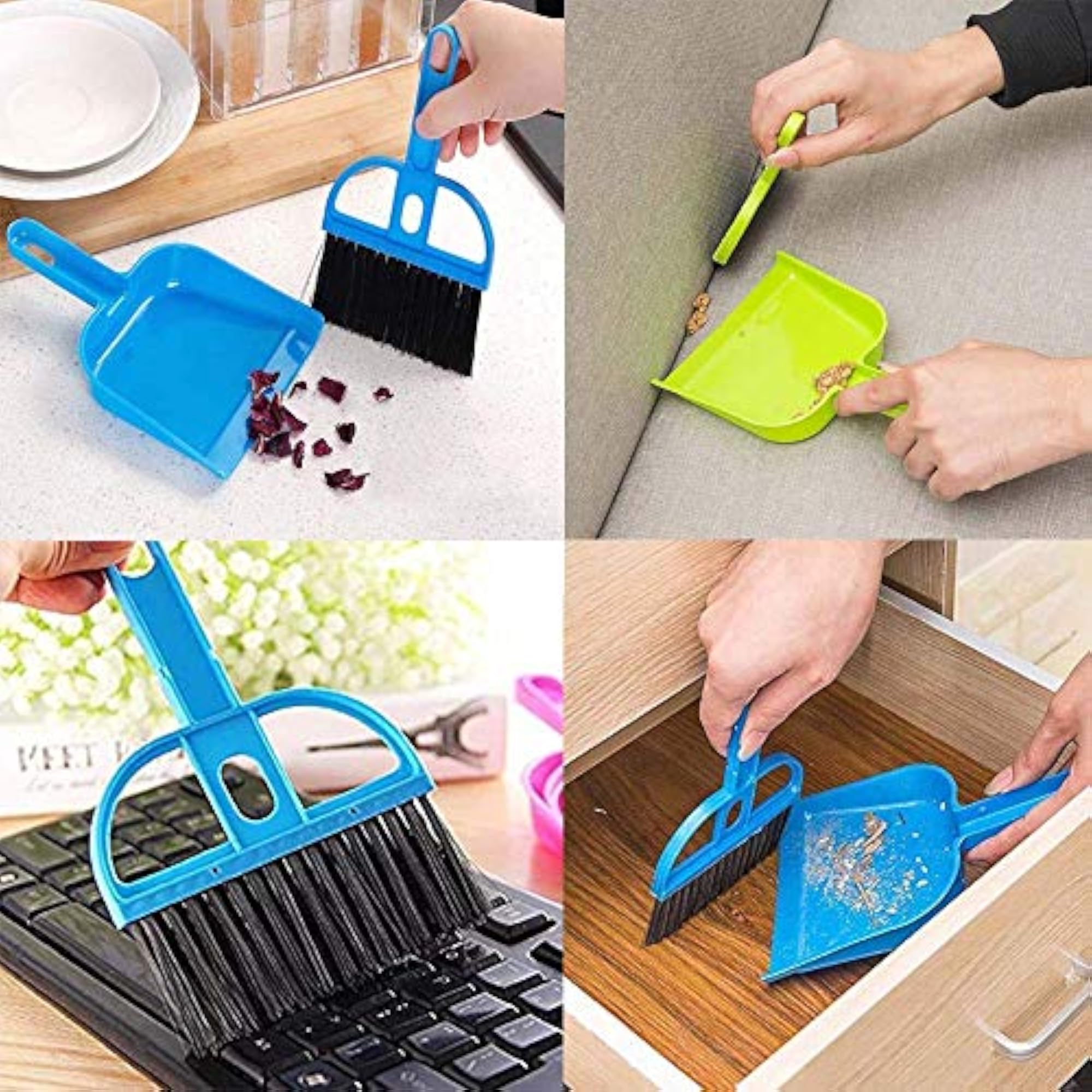 Mini Dustpan Supdi with Brush Broom Set for Multipurpose Cleaning