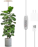 Vista 22 de LORDEM Grow Light, LED Plant Light for Indoor Plants Growing, Full Spectrum Desk Growth Lamp with Automatic Timer for 4H/8H/12H, 4 Dimmable Levels