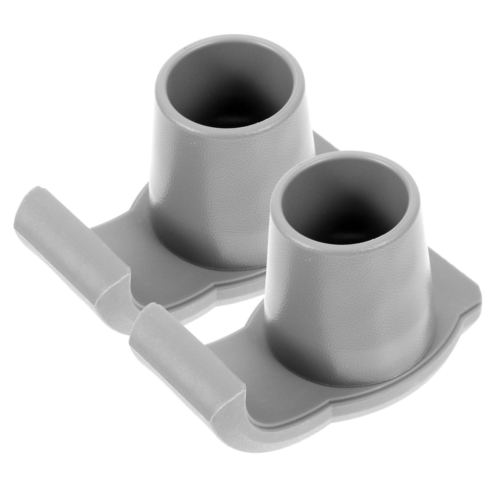 CALLARON Cubierta De Pie De Caminante Accesorios Para Andador Acolchado Para Muletas Estera Del Extremo De La Muleta Fundas De Caña Bastón Caucho Grey 2 Piezas X 4