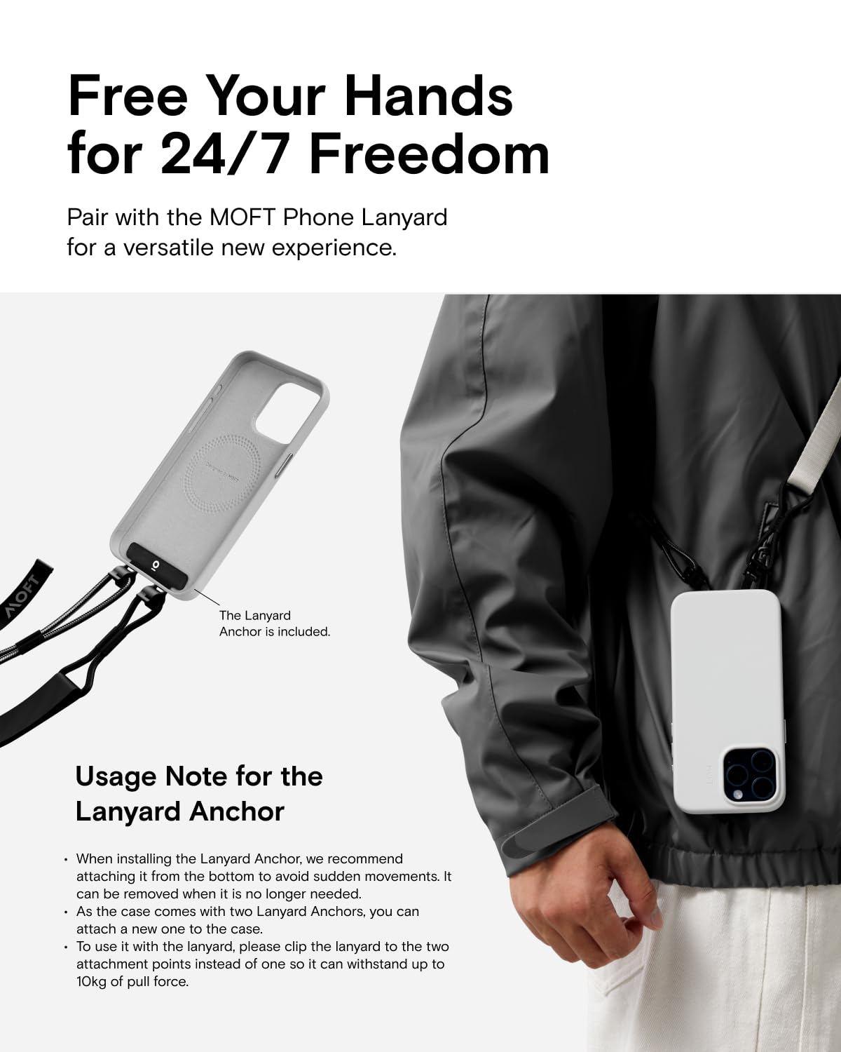 Custodia in plastica per iPhone 17 Pro Tech-Protect Ion Carbon - Compatibile con MagSafe - Nera