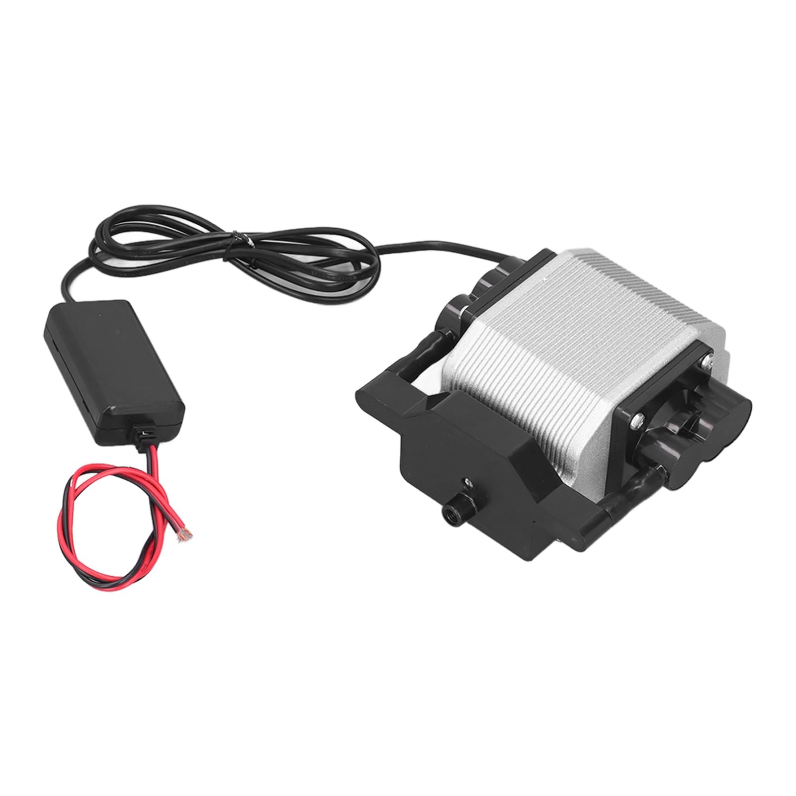 Naroote Pompa Tlenu do Akwarium Energooszczędny Mały Aerator 12 V do Akwariów Domowych 5,1 X 5,1 X 3, Cala