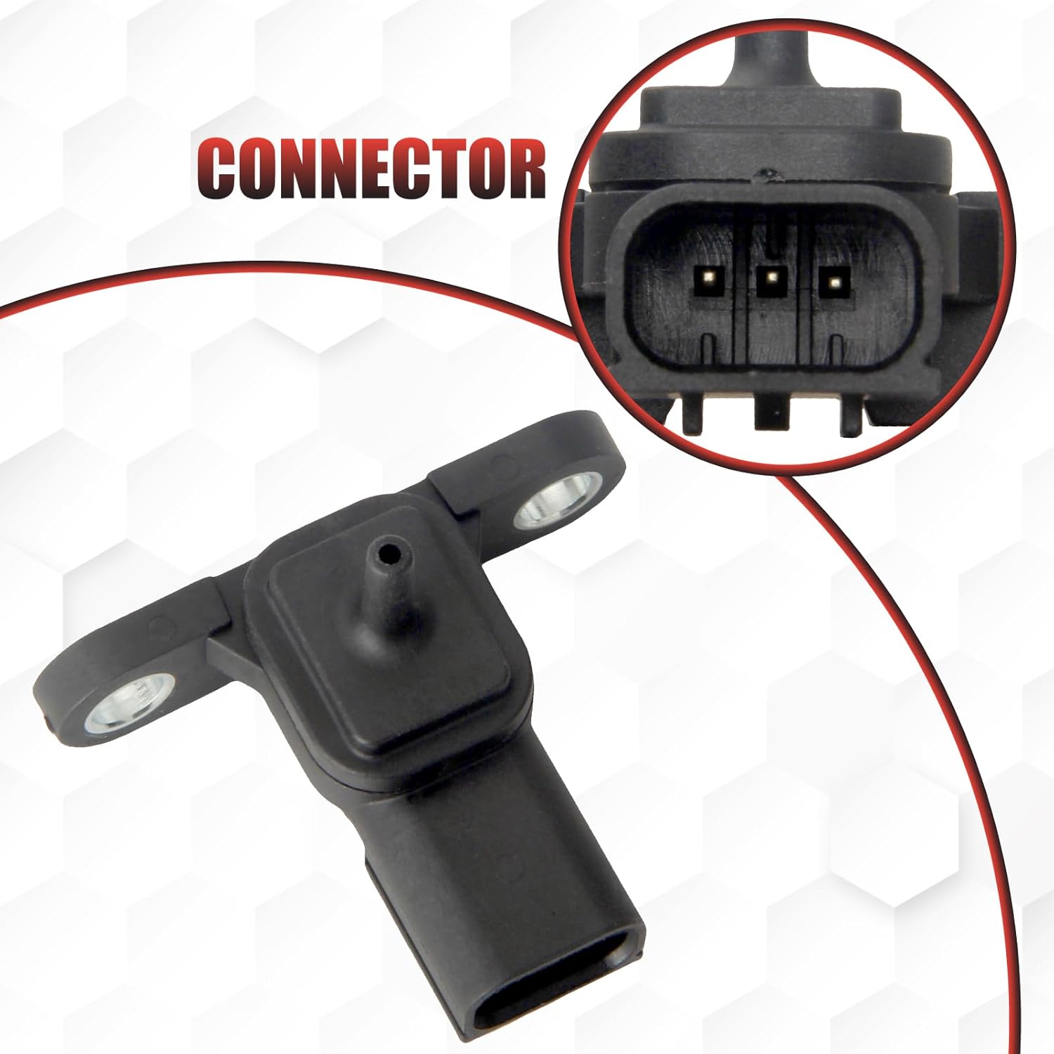 89421-33010 Manifold Absolute Pressure Sensor Compatible with Avalon Camry Corolla Corolla Cross Highlander RAV4 RAV4 Prime Sienna Venza