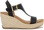 Kenneth Cole REACTION womens T-strap Wedge T-Strap Wedge Sandal