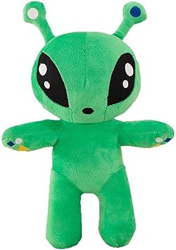 Green Alien Plush Toy, Cute Stuffed Toys Birthday Gift for Fans