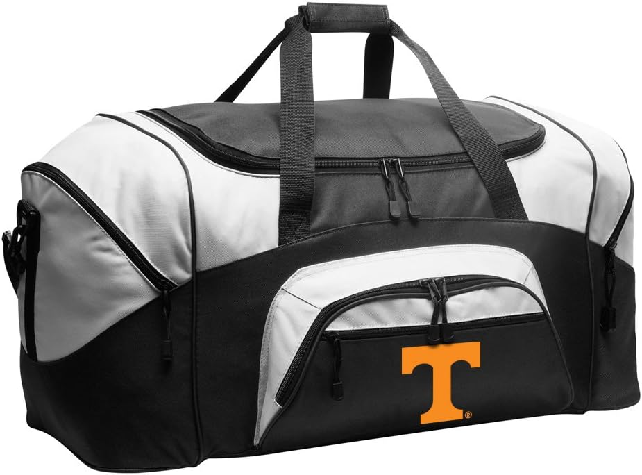 LARGE Tennessee Vols Duffel Bag University of Tennessee Suitcase or Gym Bag For Men Or Her
