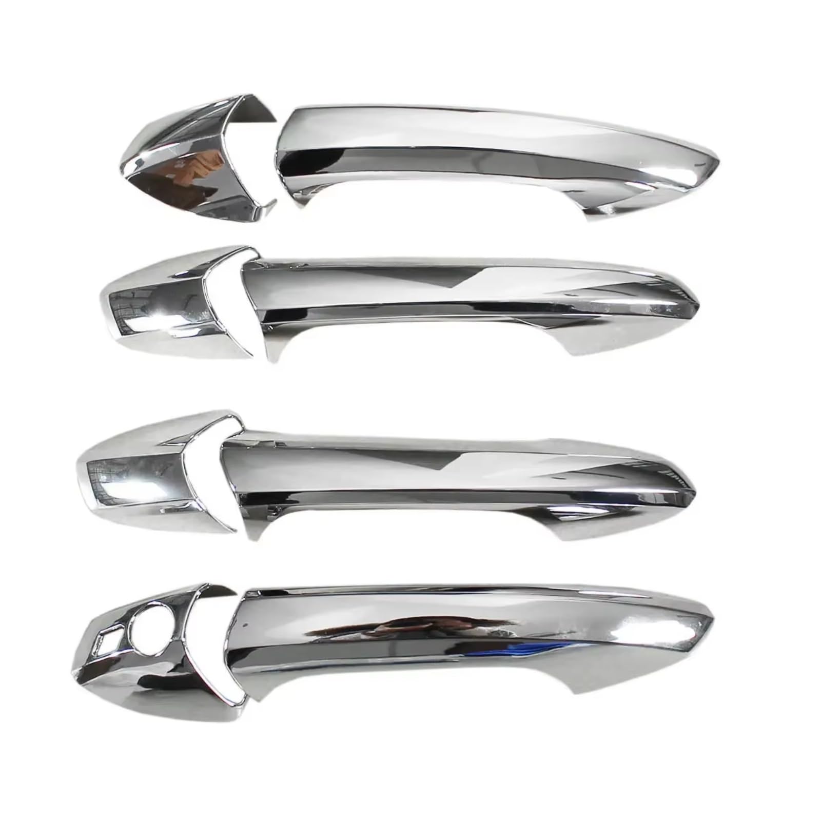 FVOIRSS Outer Door Handle Compatible with Benz E Class W212 for GLK Class X204 2010 2011 2012 2013 2014 2015 Door Handle Cover Decoration Exterior Accessories
