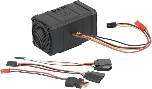 pistro RC Car Imitate Engine Sound Simulator System Set with Speaker for SCX10 TRX4 TRX6 D90 90046 90047 1:10 RC Rock Crawler DIY Upgrade Parts - Double Sound Channel(Double Sound Channel)