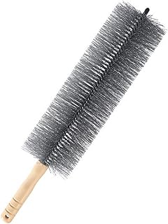 Microfiber Duster, Dusters Cleaning, Microfiber Dusters, Flexible Fan Brush, Dusters Cleaning, Chenille Dusting Brush for Cleaning Fan, Blinds, Car (Gray)