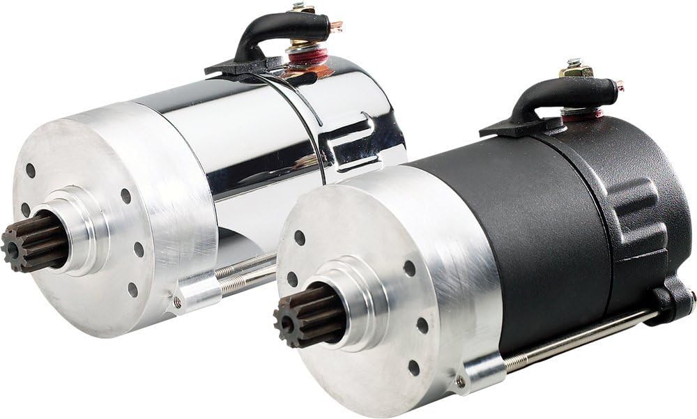 All Balls Starter Motor [1.4 kW, Chrome] Compatible with 1981-2008 Harley XL