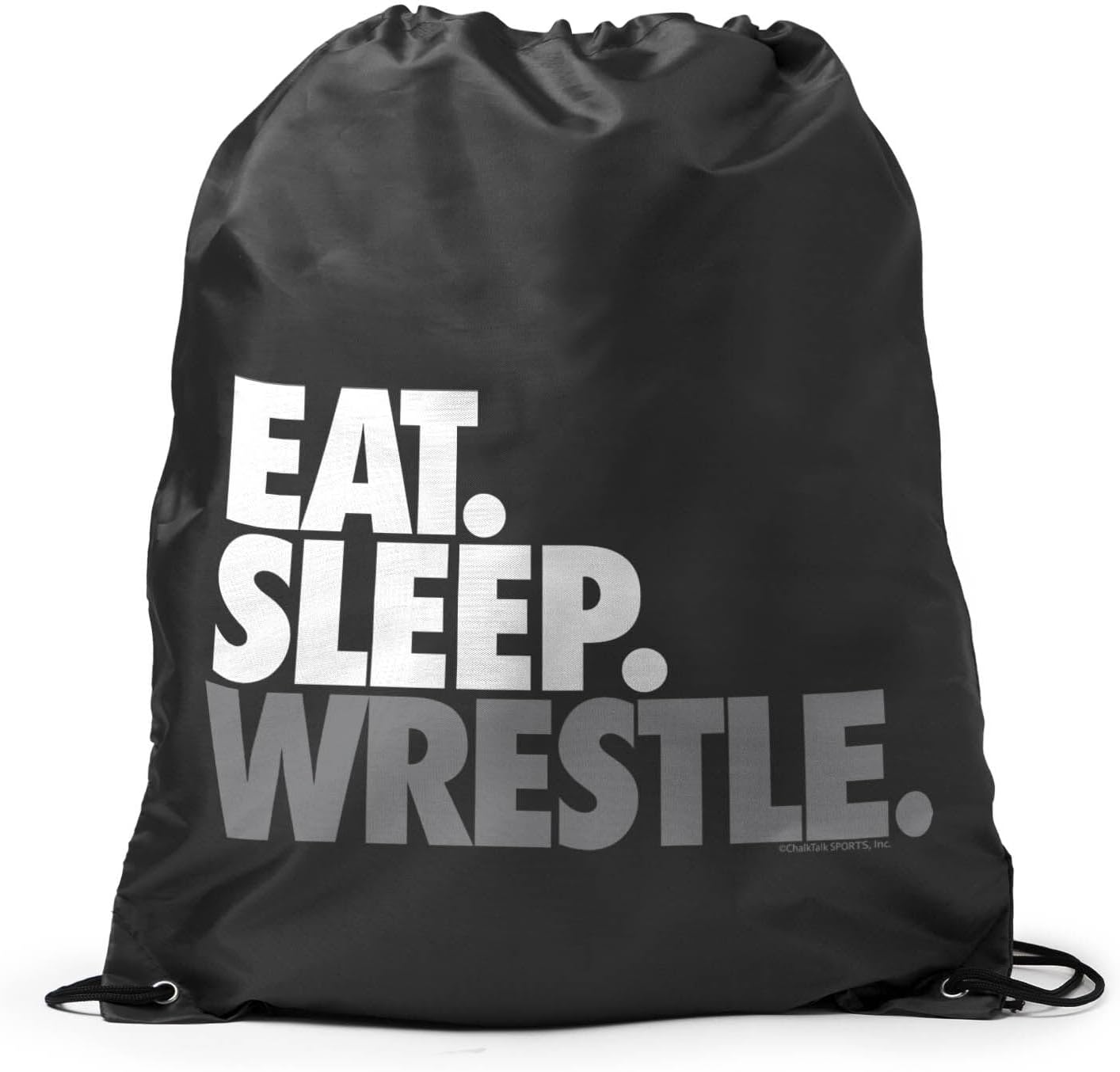 ChalkTalkSPORTS Wrestling Sport Pack Cinch Sack | Eat Sleep Wrestle
