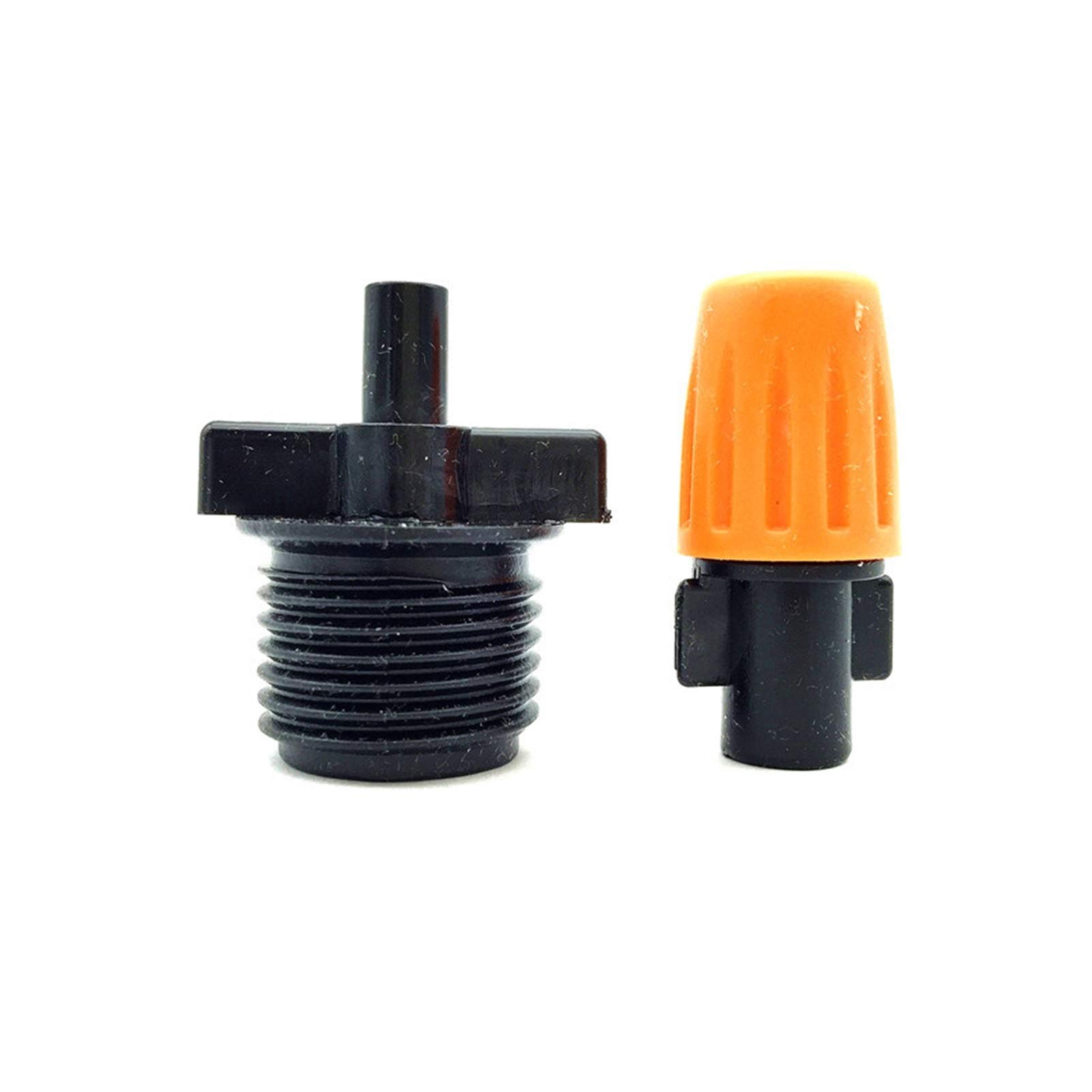 Innaffiare le piante in vaso Annaffiare i tappi di 50 Ugelli di atomizzazione G1 / 2 pollici Interfaccia Garden Hose Impianti impianto impianto di irrigazione Regolabile Strumento di interscambio di r
