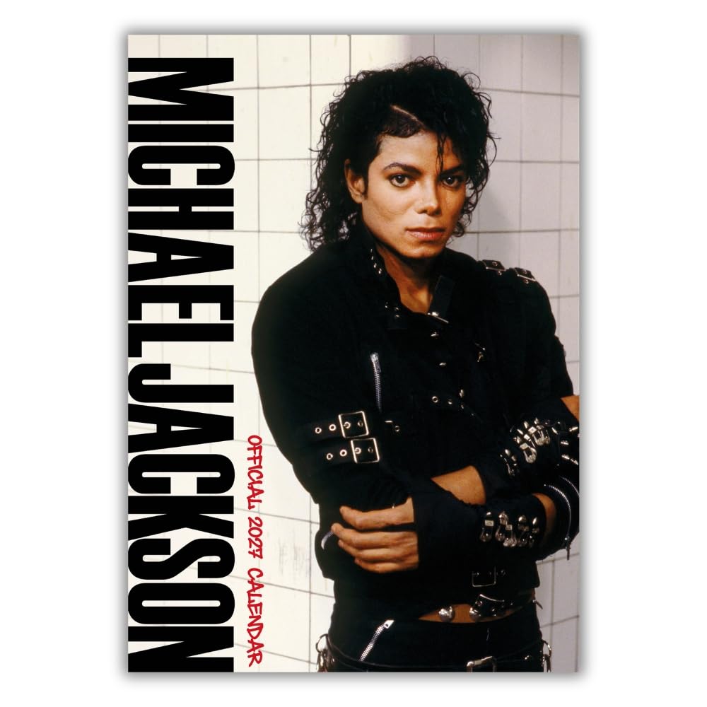 Michael Jackson 2027 A3 Wall Calendar Official Licensed Calendar, Large A3 Format, Monthly Grid Layout, Iconic King of Pop Photography, Gift for Michael Jackson Fans