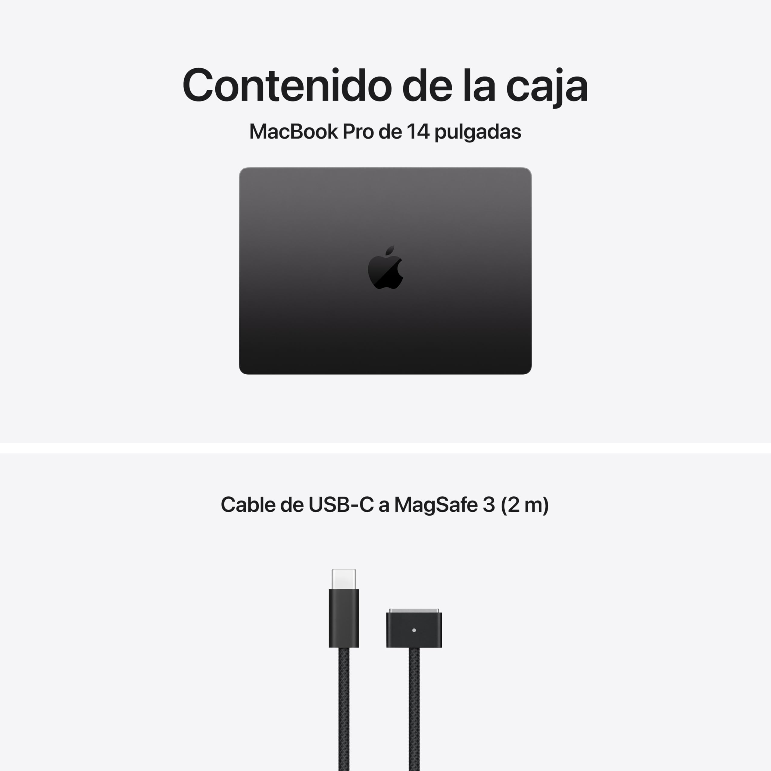 Apple MacBook Pro Portátil de 14,2" con M5,CPU de 10 núcleos y GPU de 10 núcleos: Creado para Apple Intelligence, Pantalla Liquid Retina XDR y 16 GB de Memoria unificada, 1TB; Negro Espacial