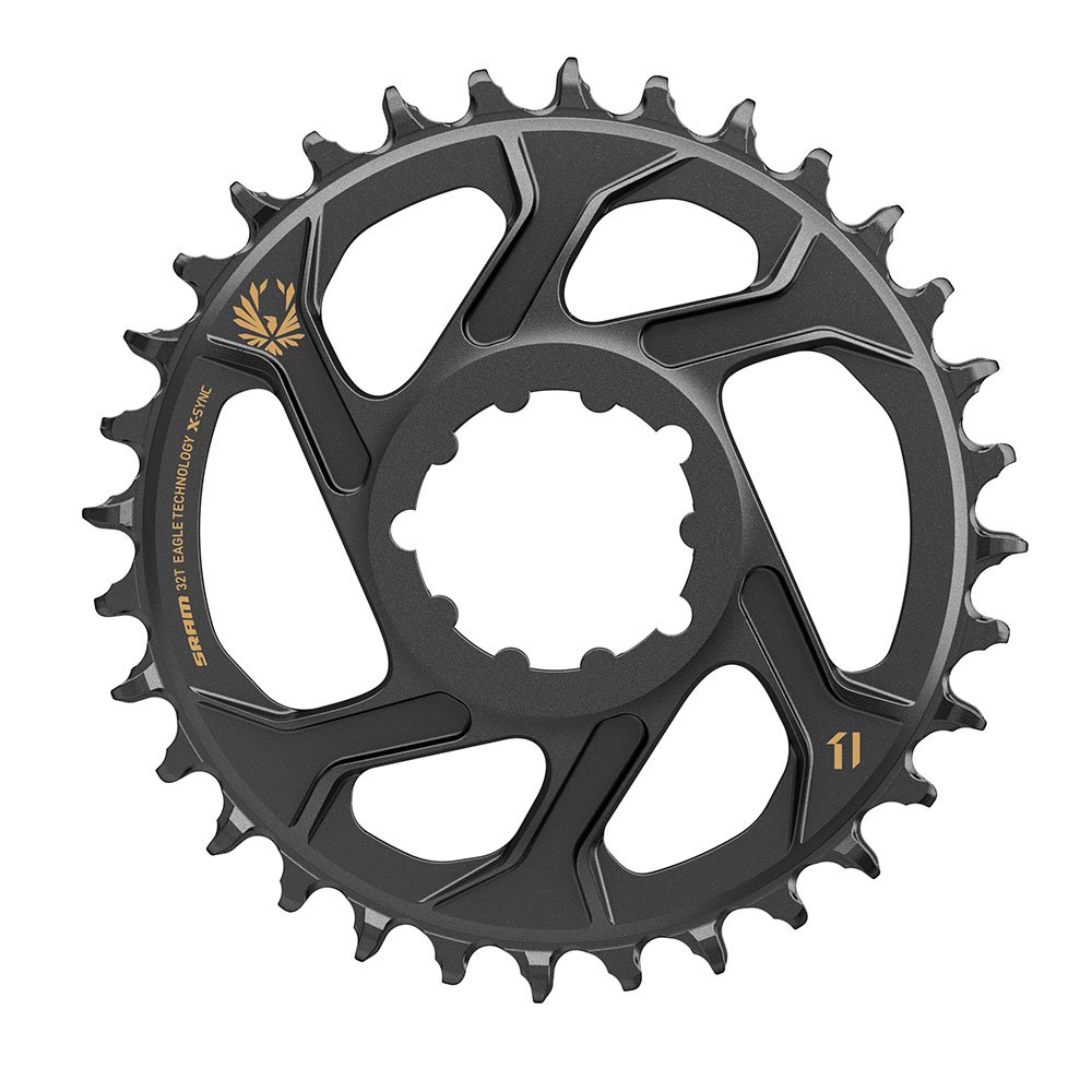 Amazon.com : SRAM Chain Ring X-Sync 12S 32T Dm 6mm Offset, Gold 