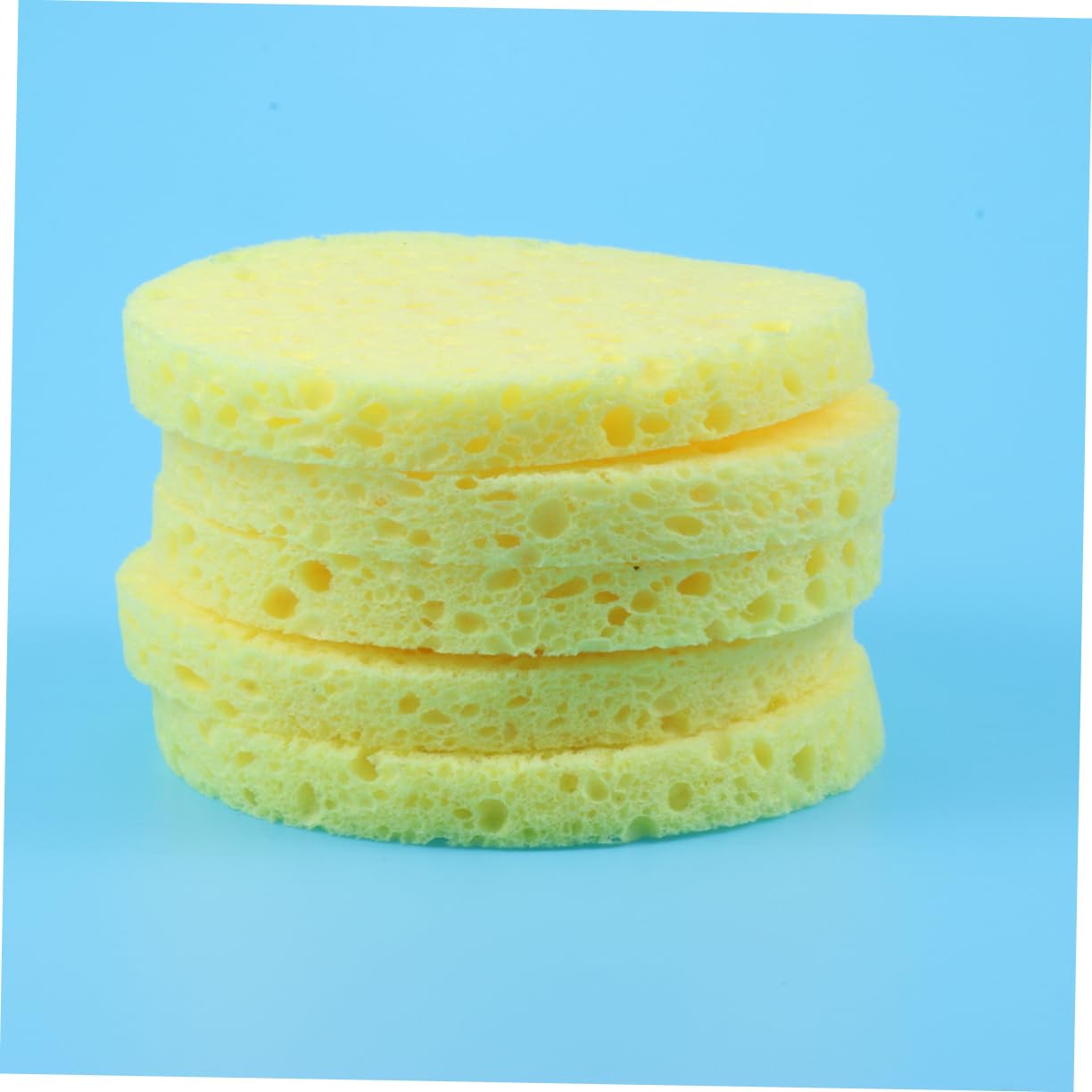 Healvian 36pezzi Spugne Naturali Spesse Per Lavaggio Viso Puff Cosmetico Per Pulizia e Rimozione Makeup Strumenti Per La Della Confezione Con Sacchetto Trasparente Opp