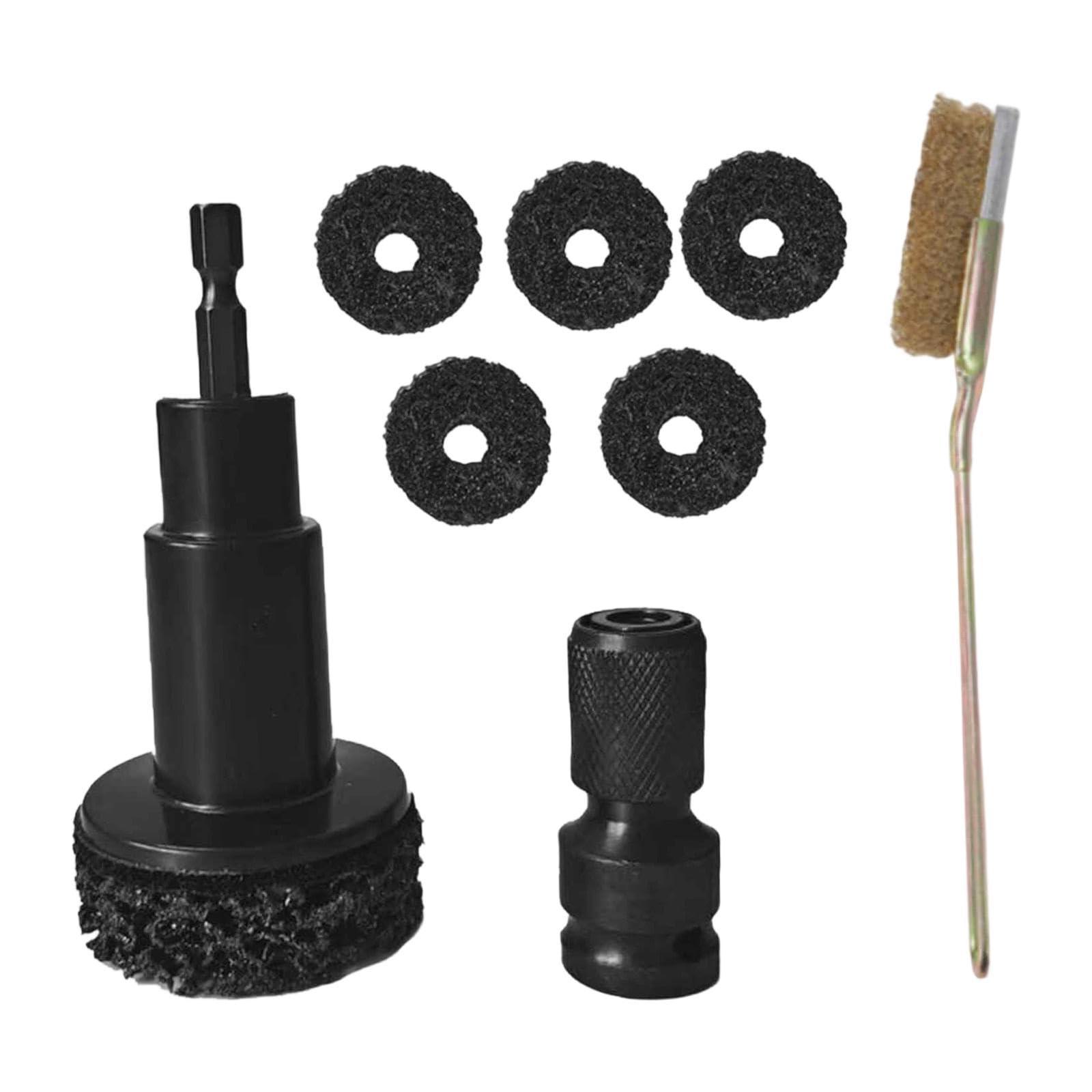 CB®Wheel Rust Removal Tool Fits Power Drill Professional Wheel Hub Cleaning Kit Black with Brush|Motors|Automotive Tools & Supplies|Automotive Care & Detailing|Wheel/Tire Cleaners & Polishes-image-45