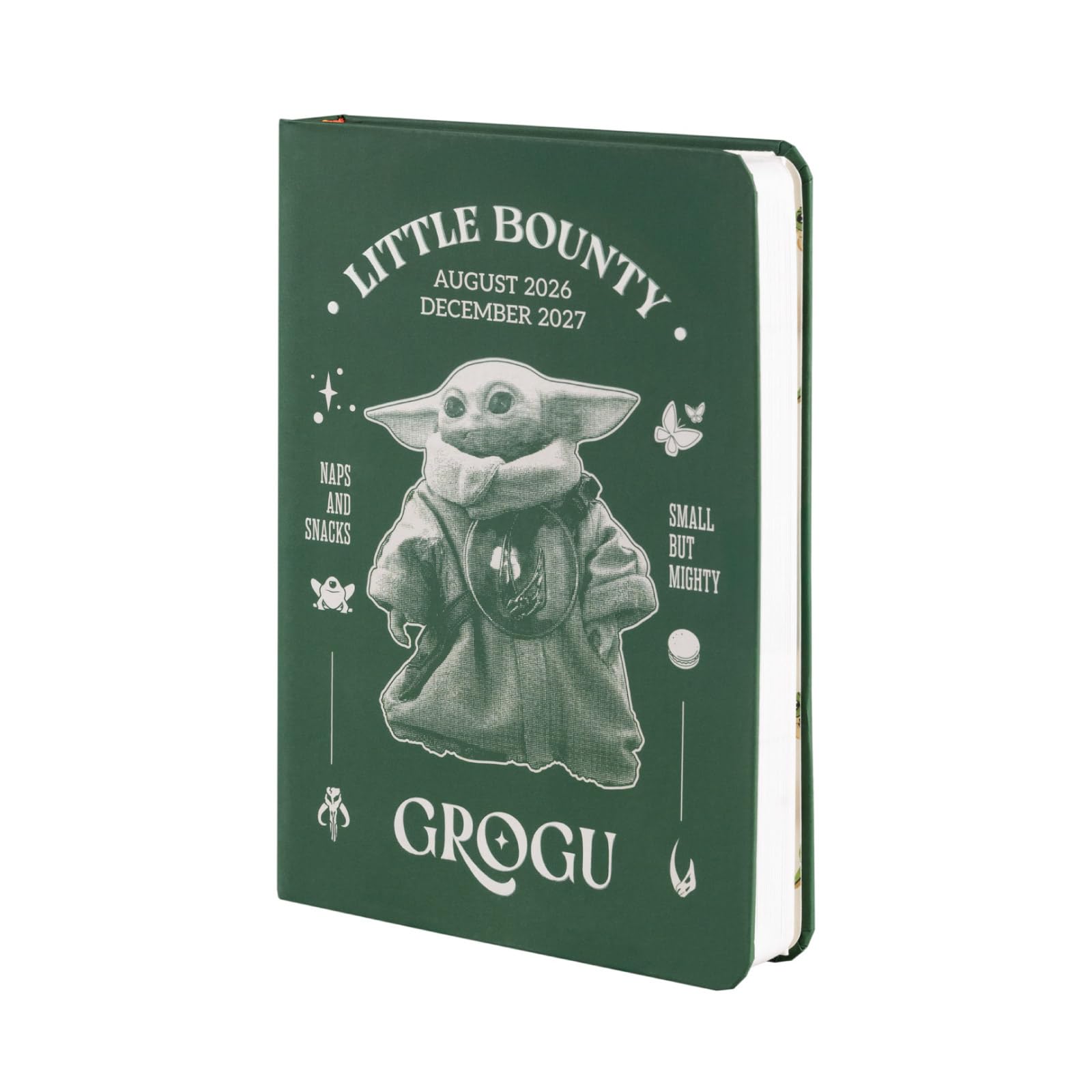 Grupo Erik Pocket Academic Diary 2026-2027 Week to View - Grogu Star Wars Gifts | A6 Academic Planner 2026-2027, Back to School Diary 2026 2027 Week View, Weekly Planner A6 | Baby Yoda Gifts