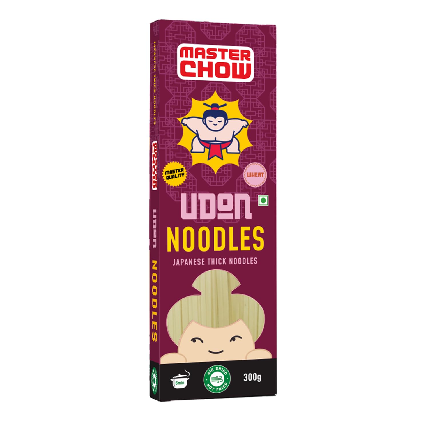 MasterChow Healthy Wheat Udon Noodles | No Preservatives | Real Whole Wheat | Get Restaurant Style Taste in Just 10 Minutes | No Maida, Not Fried | Serves 4-5 Meals | 300gms-image-5