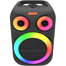D81 Kablosuz Ta nabilir Hoparl r 12W Rgb I kl  Kablosuz Mikrofonlu TWS - USB - FM Radyo