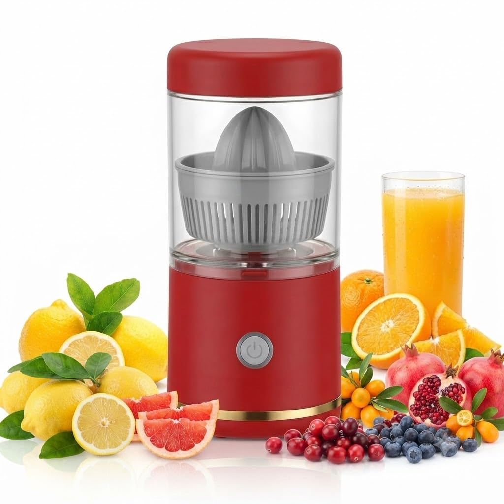Drumstone (𝐄𝐱𝐥𝐮𝐬𝐢𝐯𝐞 𝟐𝟎 𝐘𝐞𝐚𝐫𝐬 𝐰𝐚𝐫𝐫𝐚𝐧𝐭𝐲) Portable USB Rechargeable Citrus Juicer Electric Orange Lemon Juice Extractor Compact Cordless Mini Fruit Juicer Easy to Clean-image-46