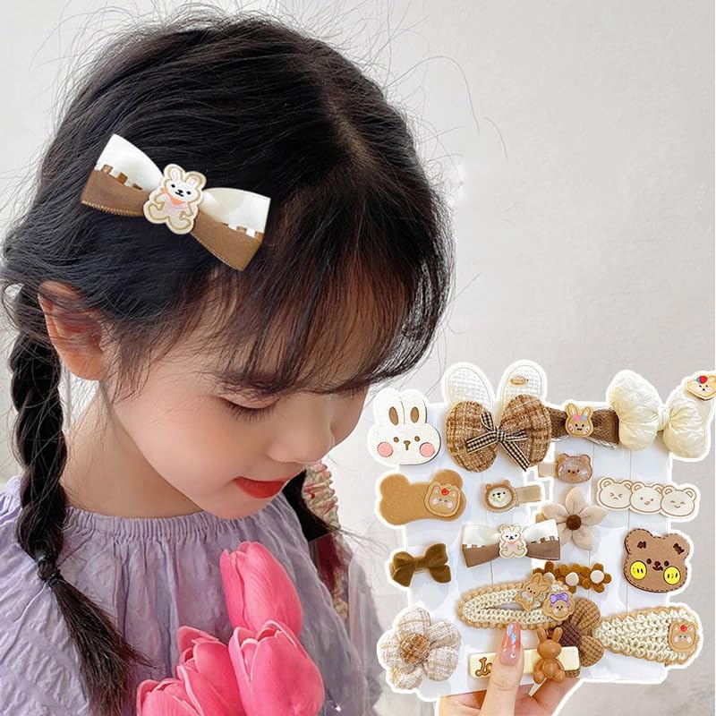 Amazon.co.jp: 子供用ミルクコーヒーぬいぐるみヘアクリップ