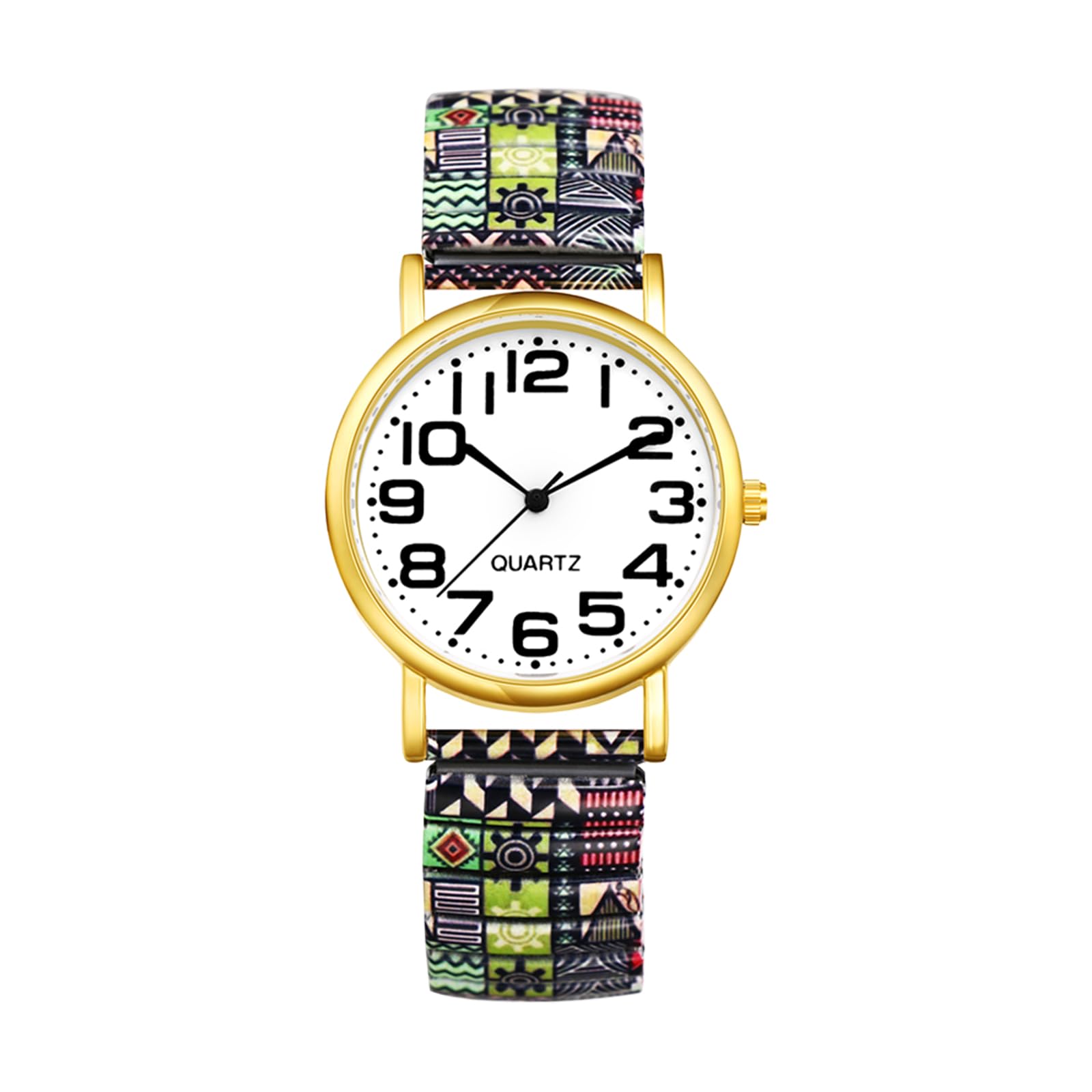 Avaner Uhren Damen Bohemian Stil: Stretchband Armbanduhr mit