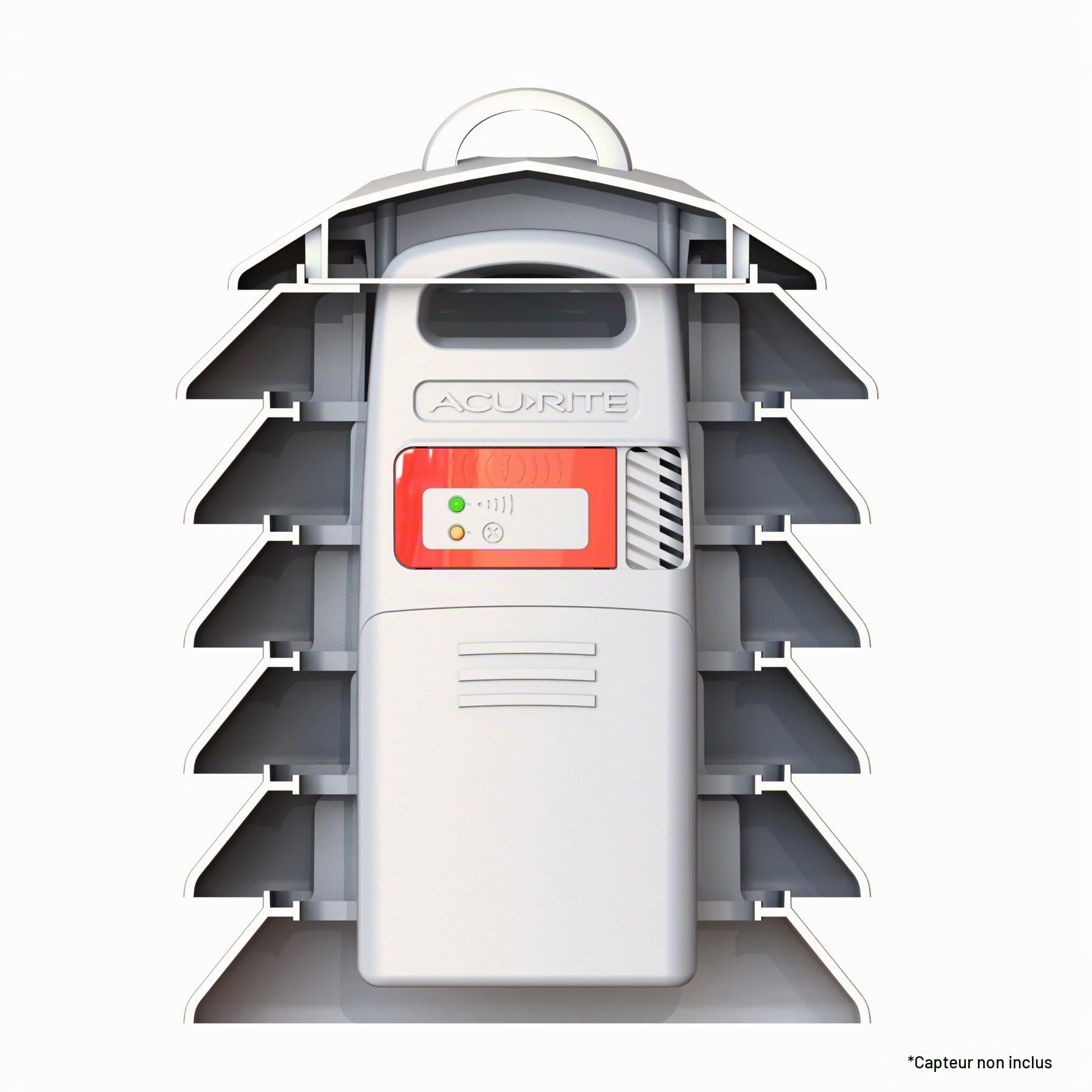 AcuRite Bouclier de rayonnement solaire de température et d'humidité
