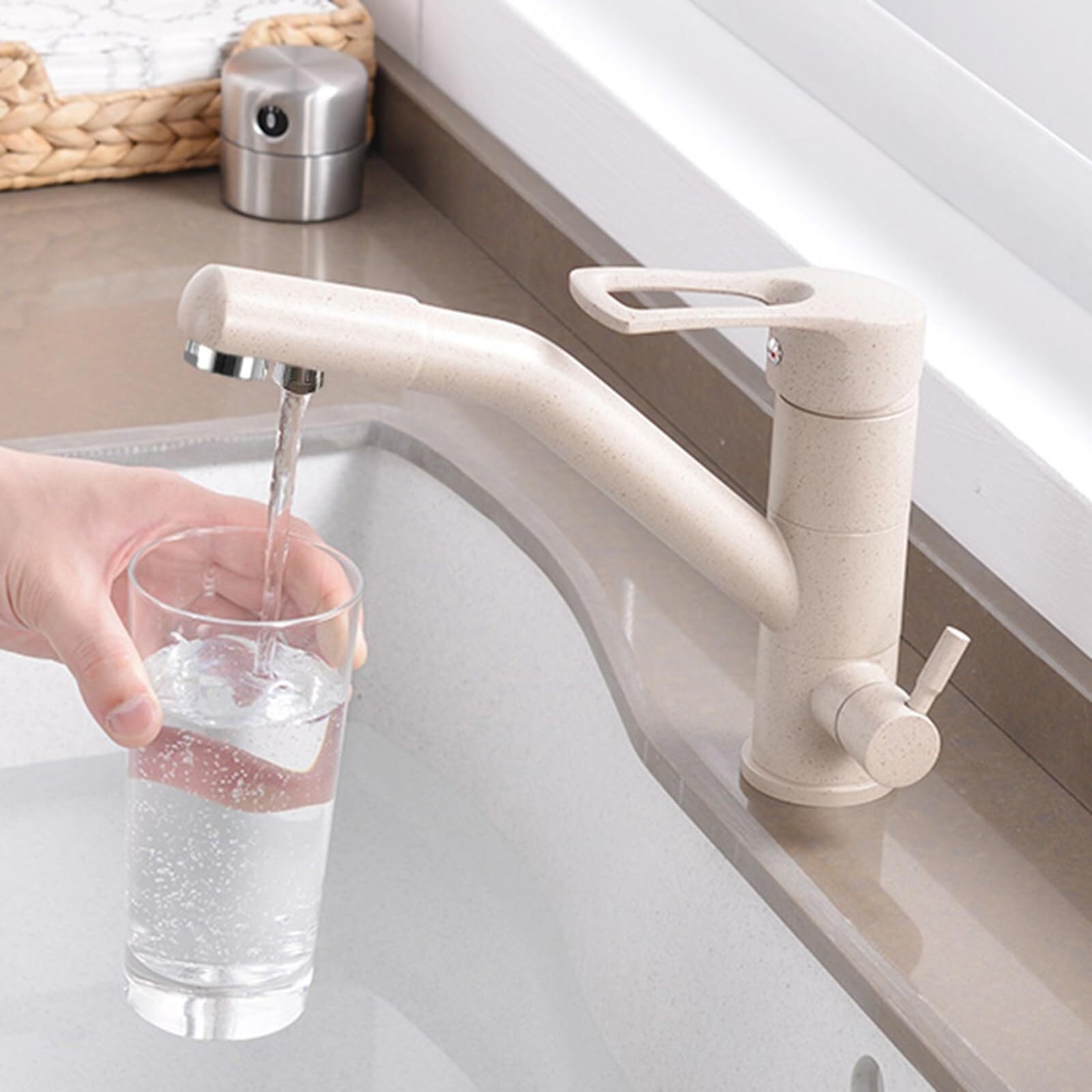 Robinet mitigeur 3 voies pour supprimer la carafe filtrante