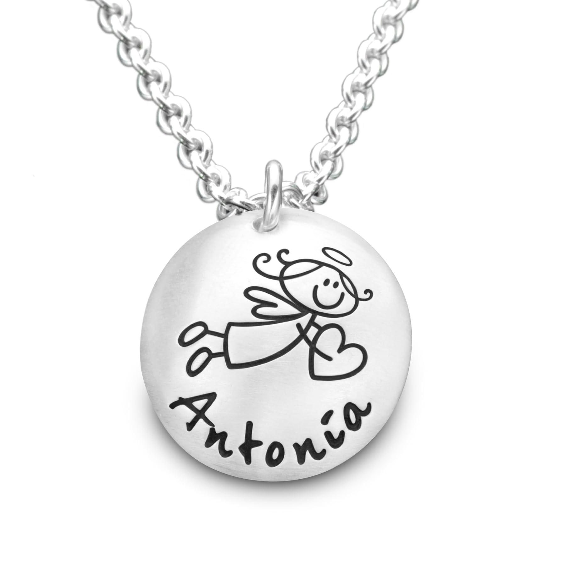 Kette Einschulung Geschenk Mädchen SCHULKIND Gravur Schulanfang Schultüte Zuckertüte Schulstart 1. Klasse Erster Schultag Schutzengel Engel