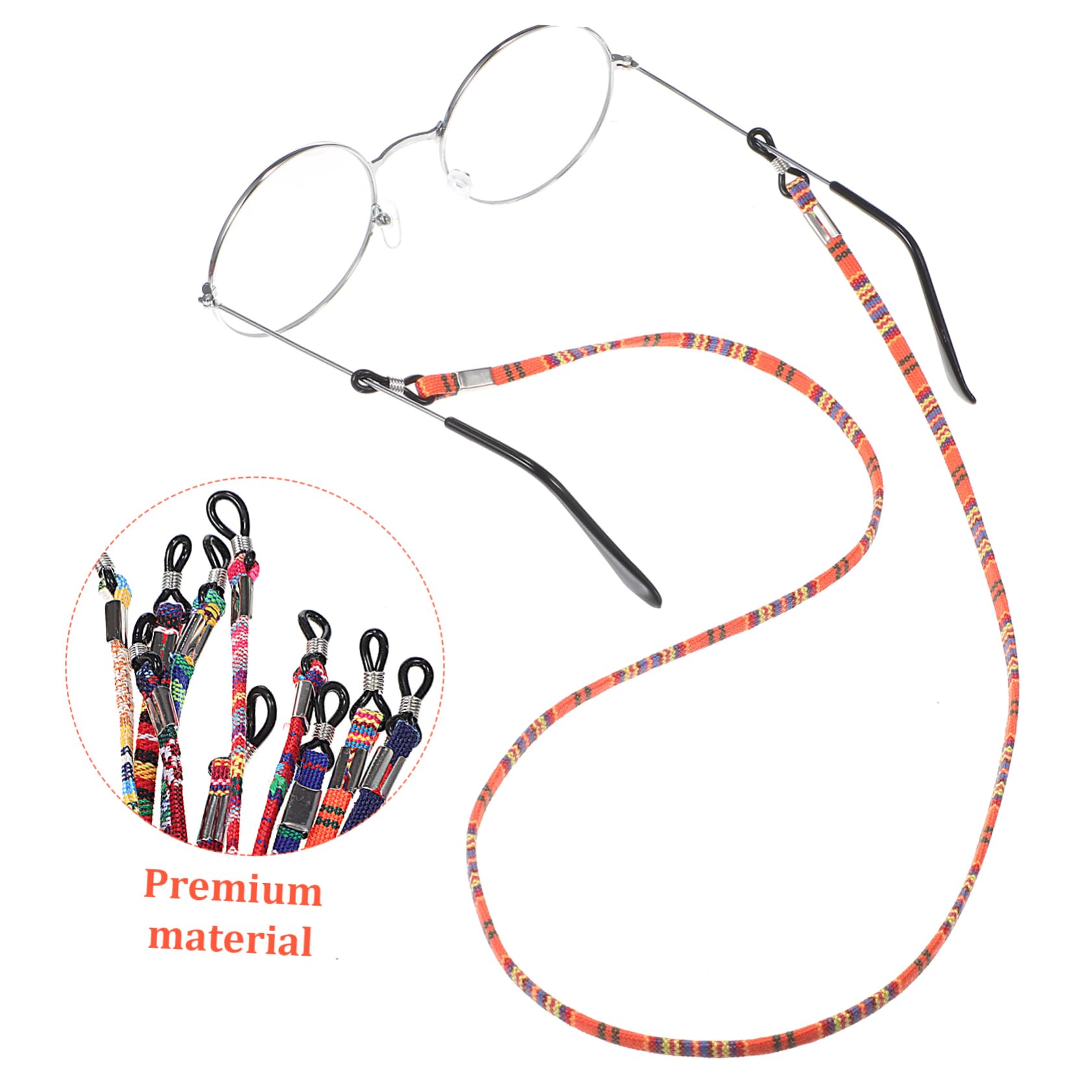 50stücke Bohemian Brillenband Bunte Brillenhalterung Anti-rutsch Brillen-schnur Für Sonnenbrillen Und Lesebrillen Modisches Eyewear Zubehör Für Stilvolle Outfits