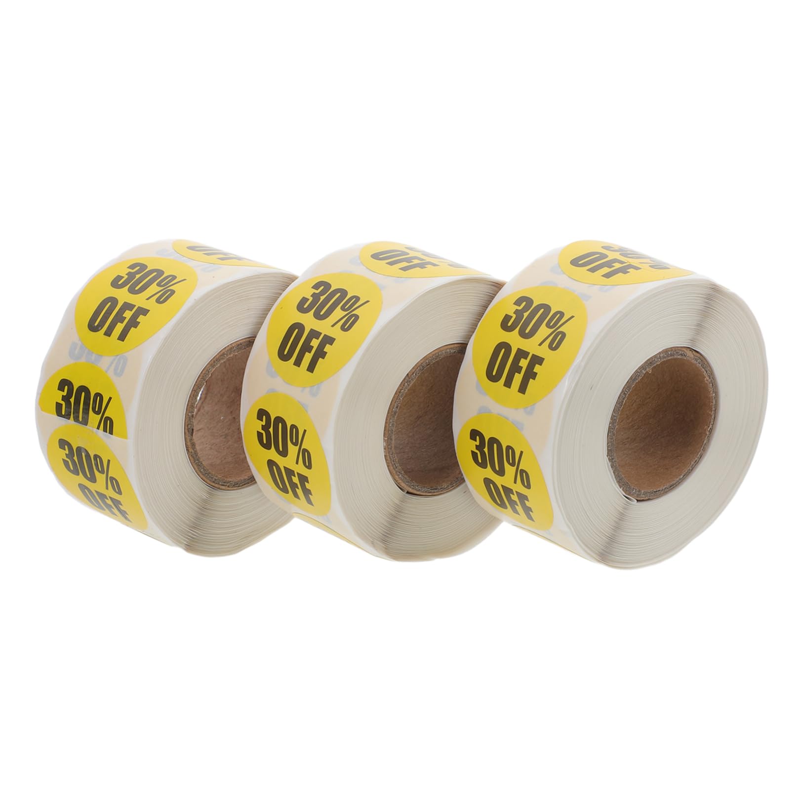 SEWACC 15 Rouleaux D'Autocollants Avec Logo Autocollants Ronds Colorés Cercle Pour Cent De Réduction Pour Petits Pour Magasins De