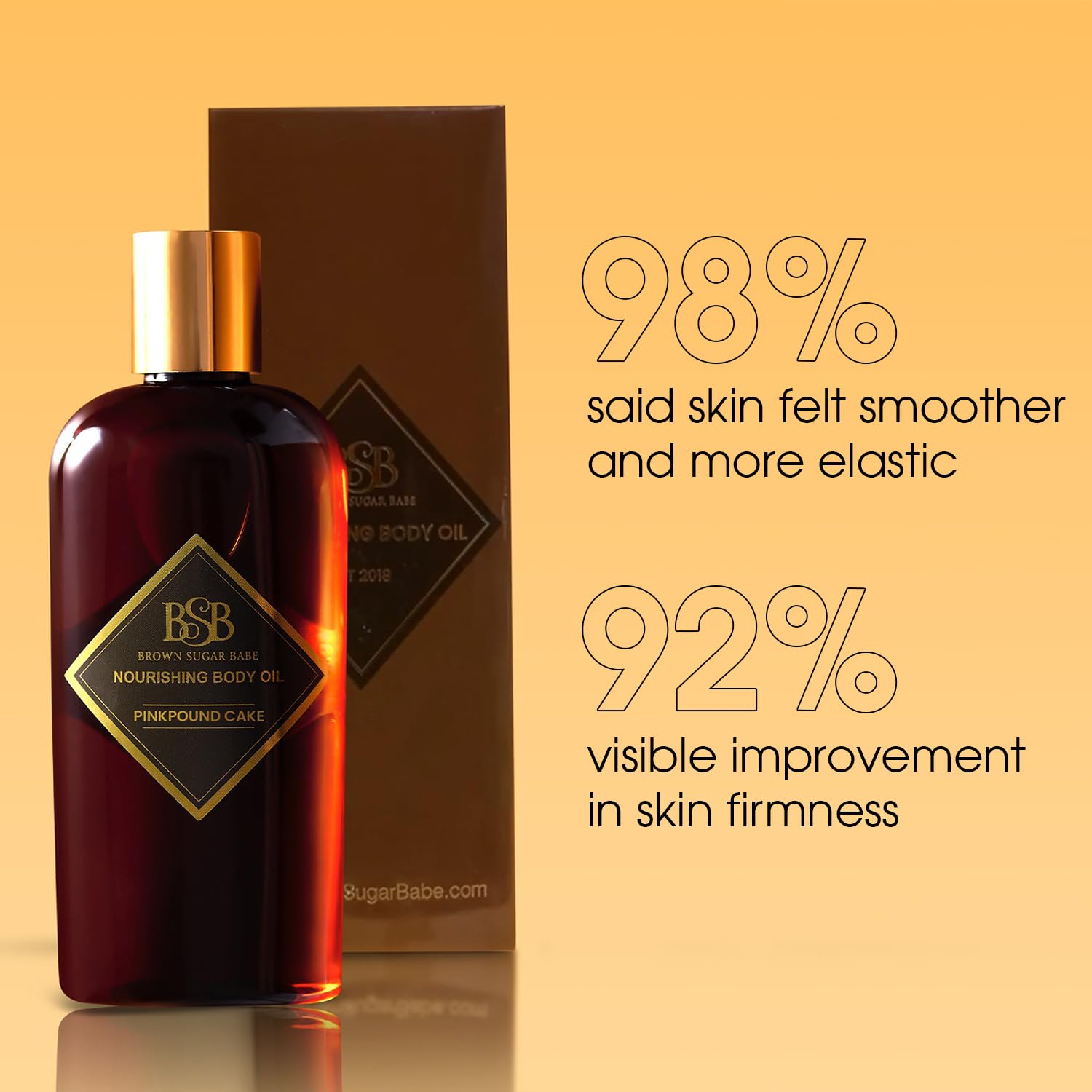 Brown Sugar Babe Pink Poundcake Body Oil, Nourishing Scented Oil for Women with Strawberry, Vanilla and Buttercream Perfume Oils, Skin Care, Paraben Free, Perfume Body-Oil, Made in USA