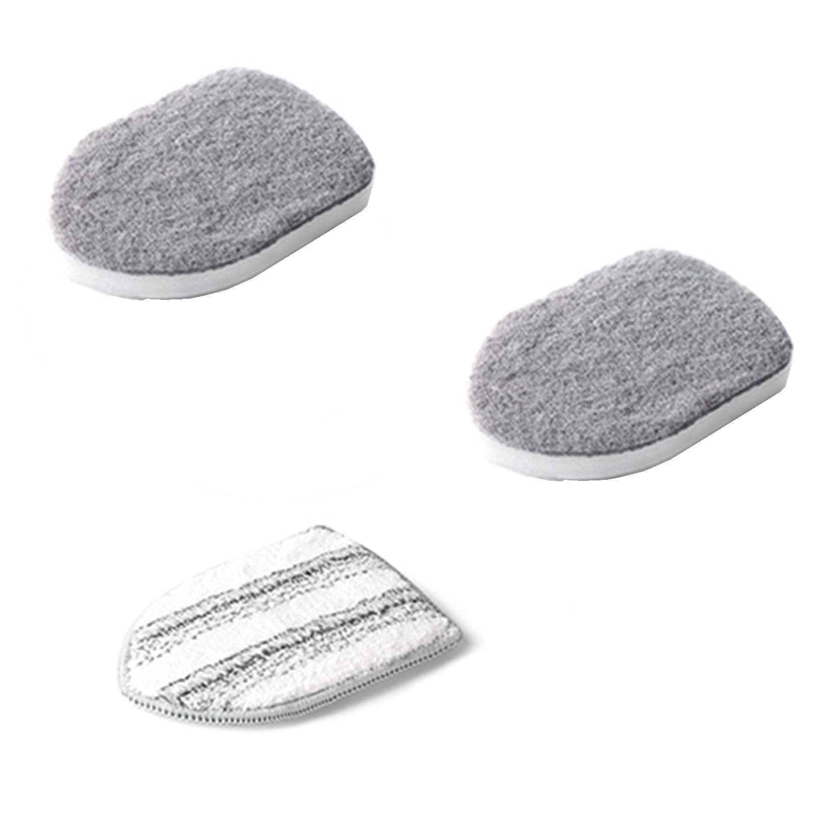 Tub Tile Shower Scrubber Attachment with 2 Replaceable Sponge Pads & 1 Sponge Head for Easy Bath Cleaning Replacement
