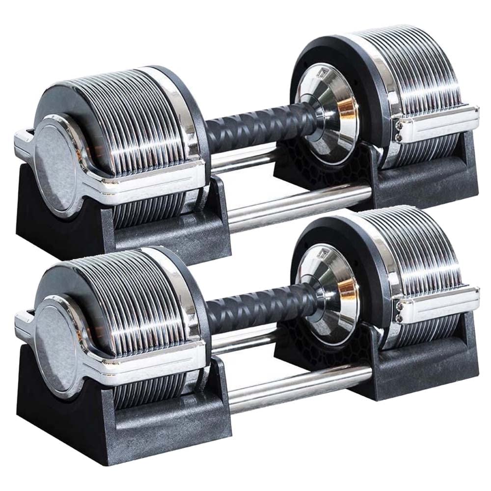 Amazon | Y&Y 可変式 ダンベル1kg刻み 32kg アジャスタブルダンベル