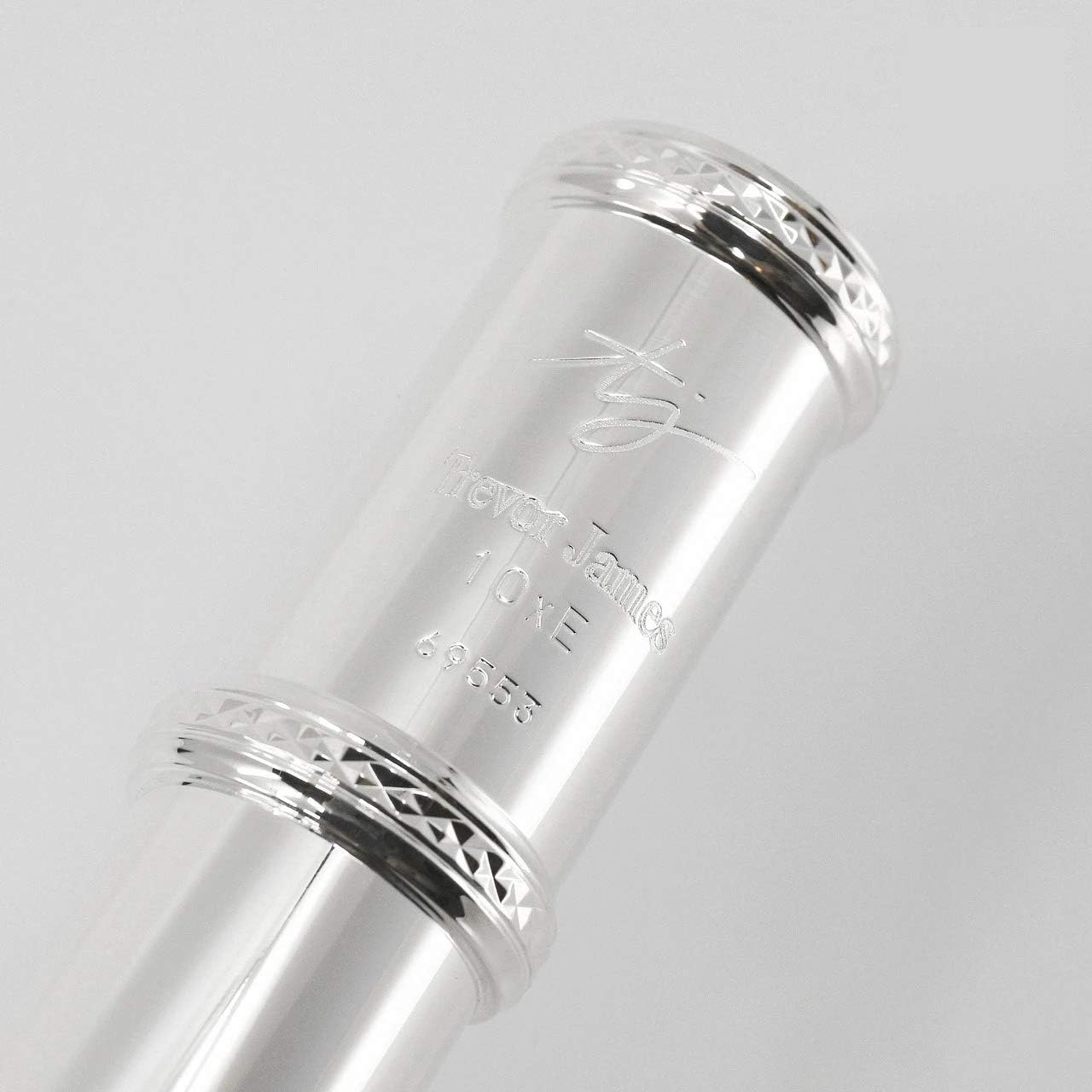 Trevor James Silver Flute Model 10XC - G Key, Closed Holes, Silver Finish