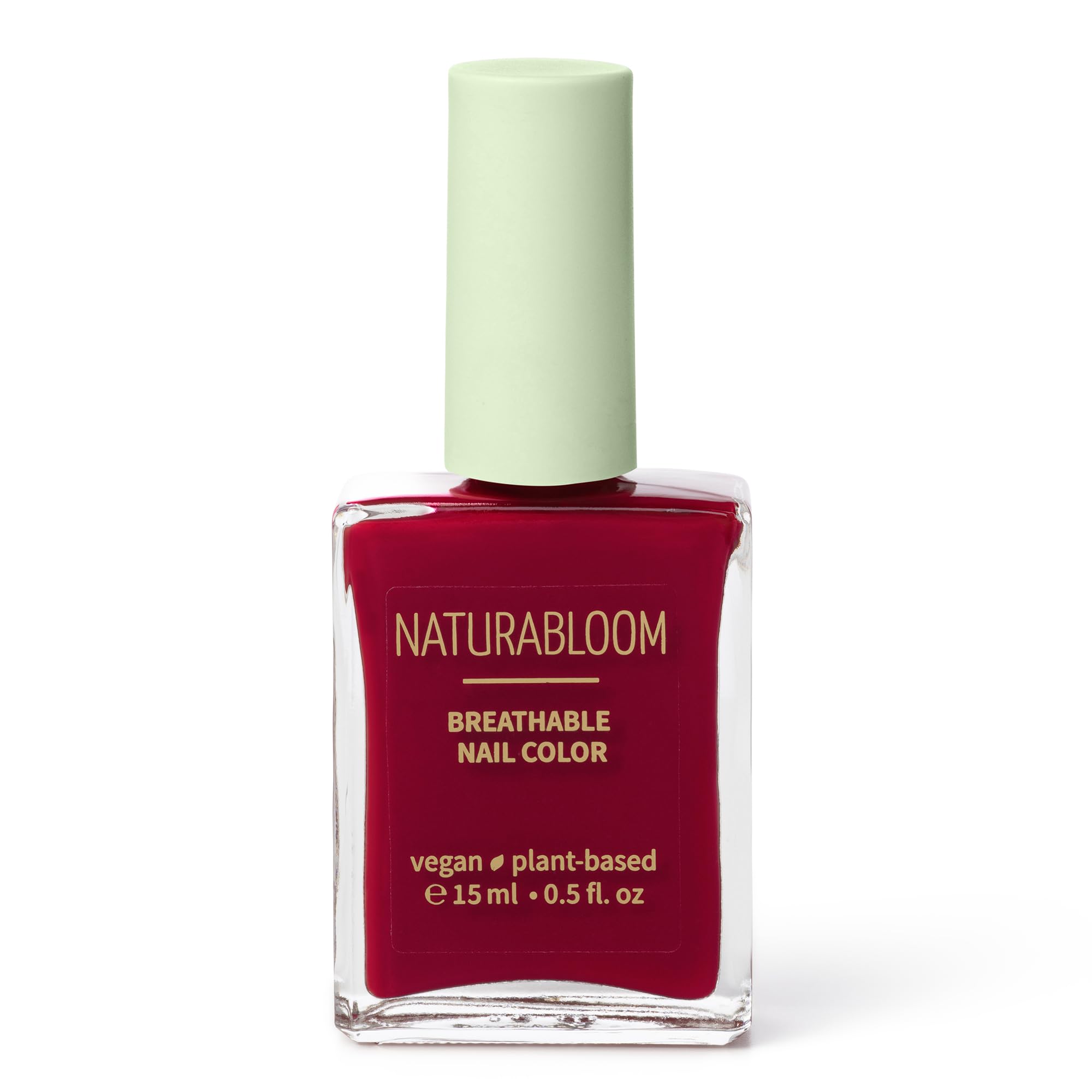 Breathable Premium Long Lasting Nail Polish (Ruby Red) - Vegan & Toxin-Free