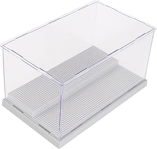 Hohopeti 1Pc Caixa Vitrine Caixa De Armazenamento Suporte Acrílico Display Acrílico Transparente Caixa De Armazenamento Do Bebê Recipiente Modelo Caixa De Exibição Recipiente Caixa